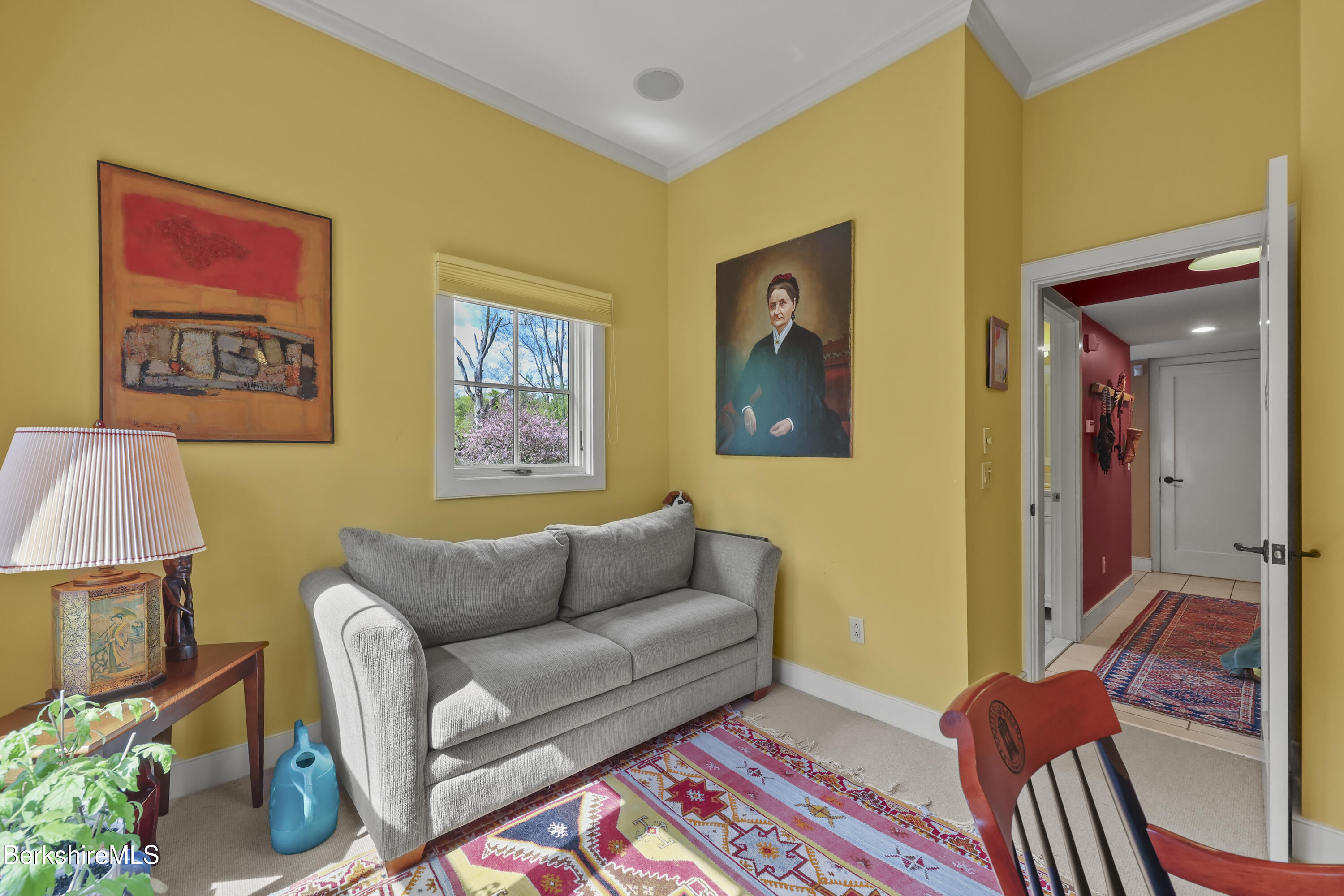 821 Pattison Road North Adams, MA 01247 - Photo 40 of 68 a living room with furniture and a lamp
