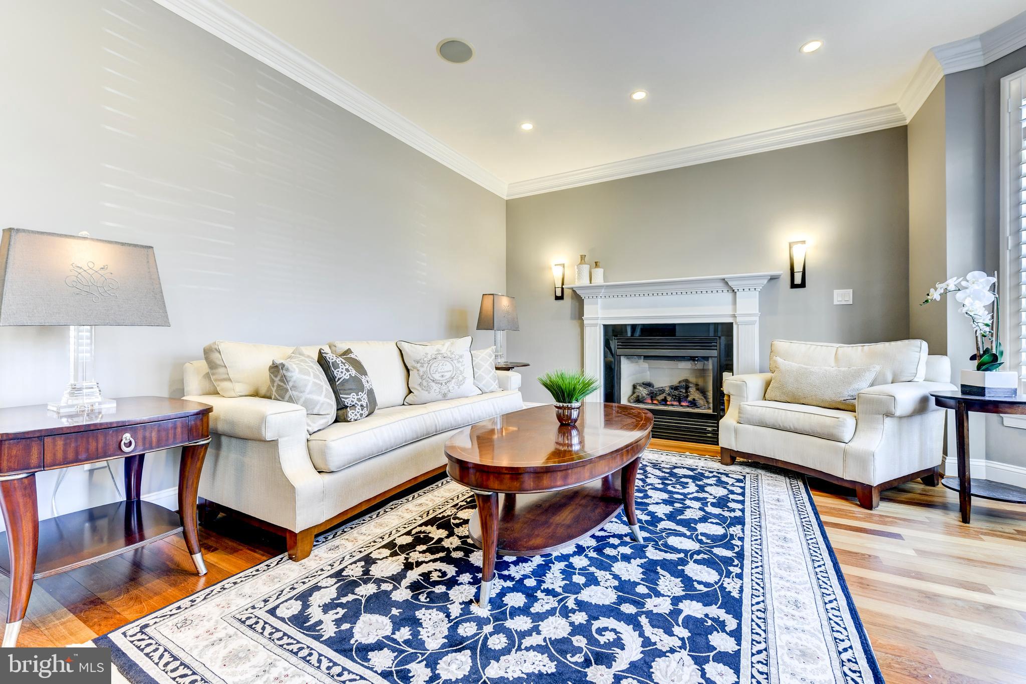 8603 Rayburn Road Bethesda, MD 20817 - Photo 3 of 67 Formal living room with gas fireplace