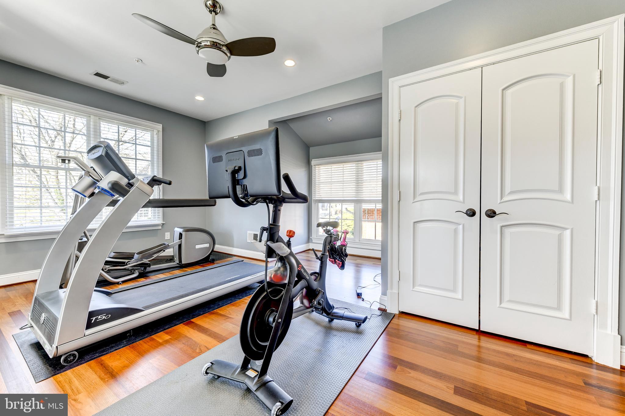 8603 Rayburn Road Bethesda, MD 20817 - Photo 47 of 67 Bedroom #4 (or exercise room) with 3 exposures