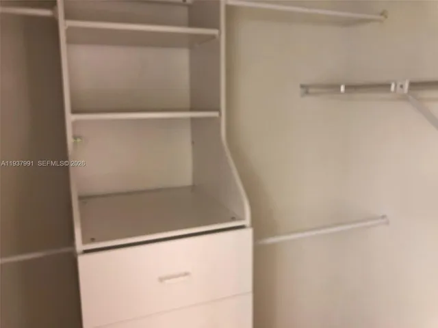 a view of walk in closet