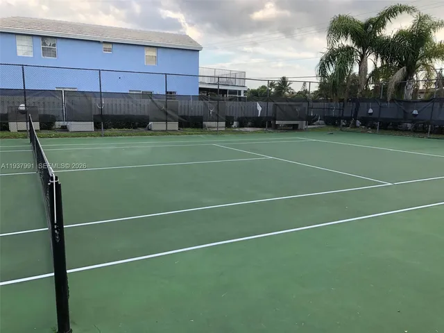 a view of a tennis court