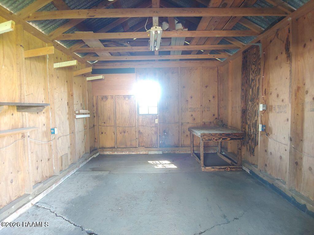 309 Keller Street Crowley, LA 70526 - Photo 21 of 22 21 Shed Interior