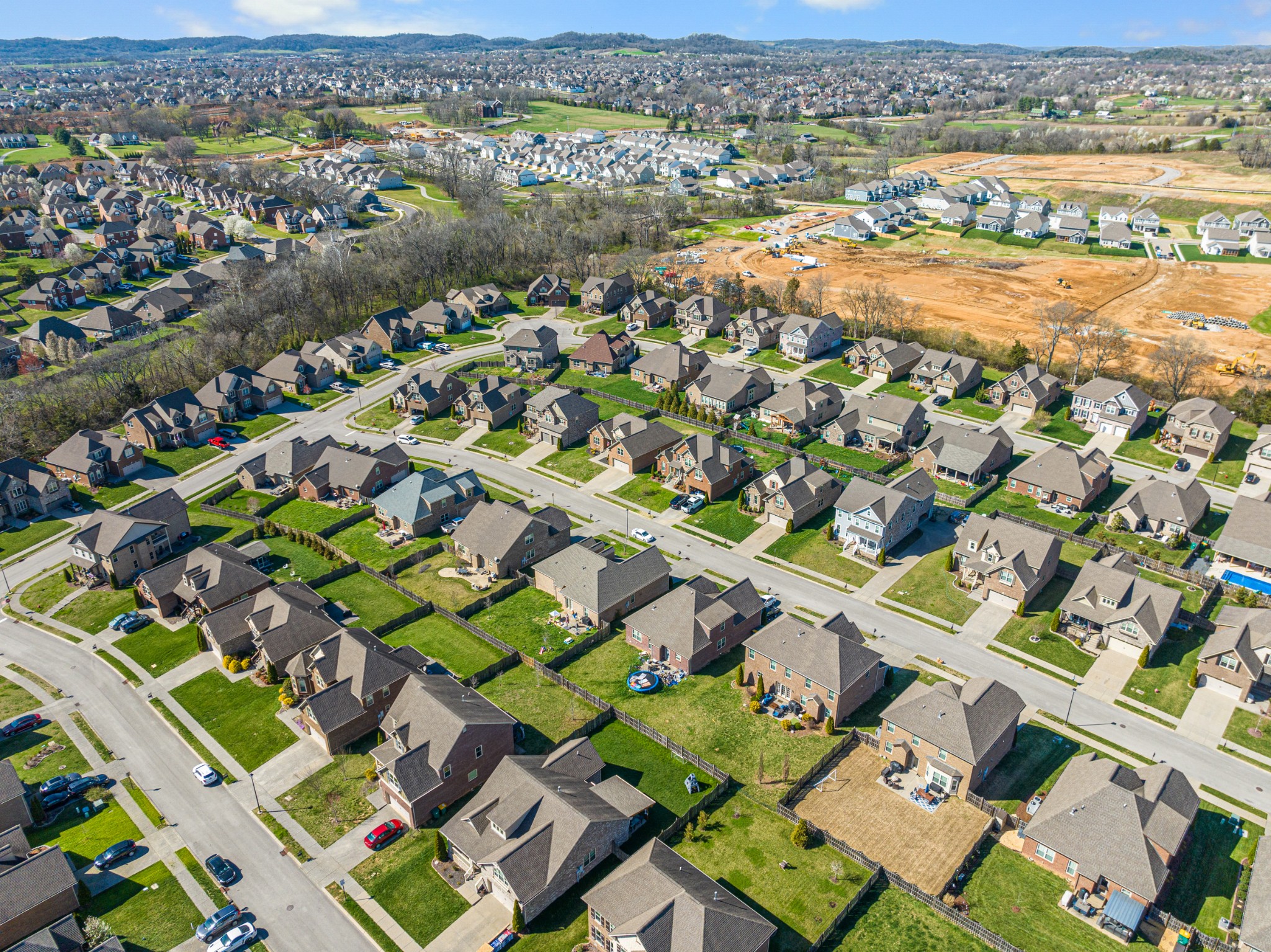 5007 Speight Street Spring Hill, TN 37174 - Photo 28 of 33 an aerial view of residential houses with outdoor space