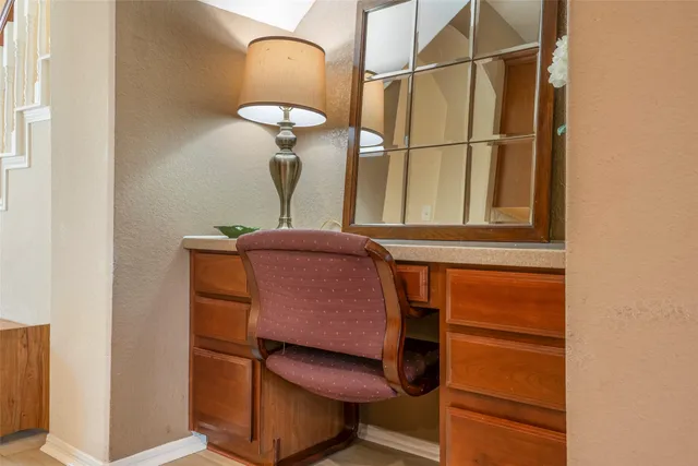 a close view of closet