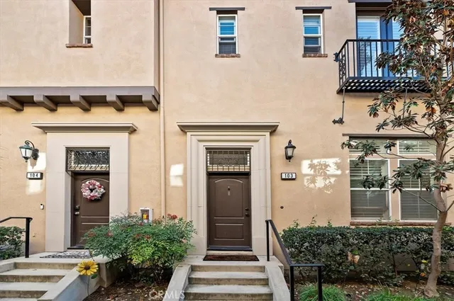 a view of a building along a street