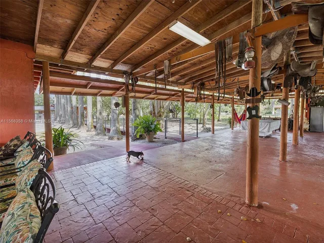 a view of outdoor space with a car park