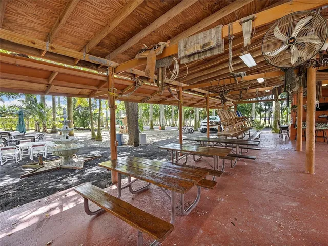 a view of a out door space area