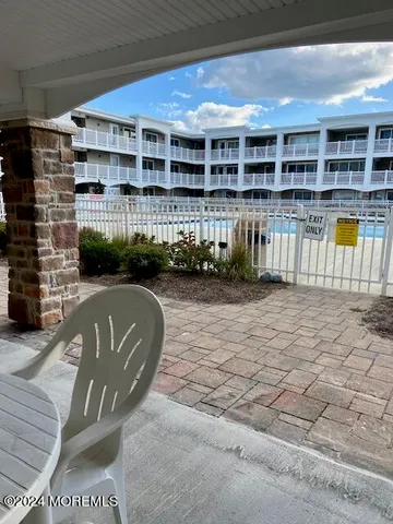 a view of building with outdoor space