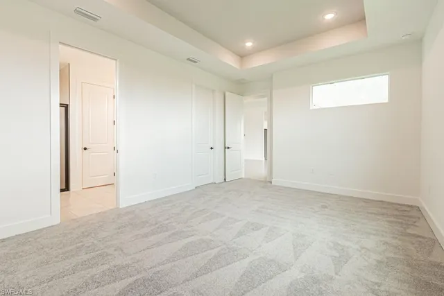 a view of an empty room