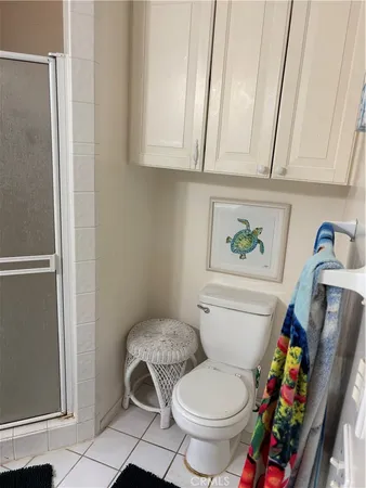 a white toilet sitting next to a shower curtain