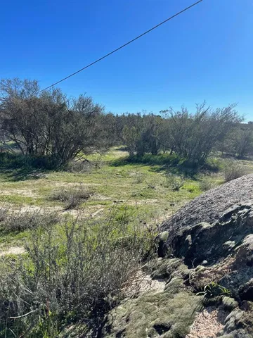 a view of a yard with an outdoor space