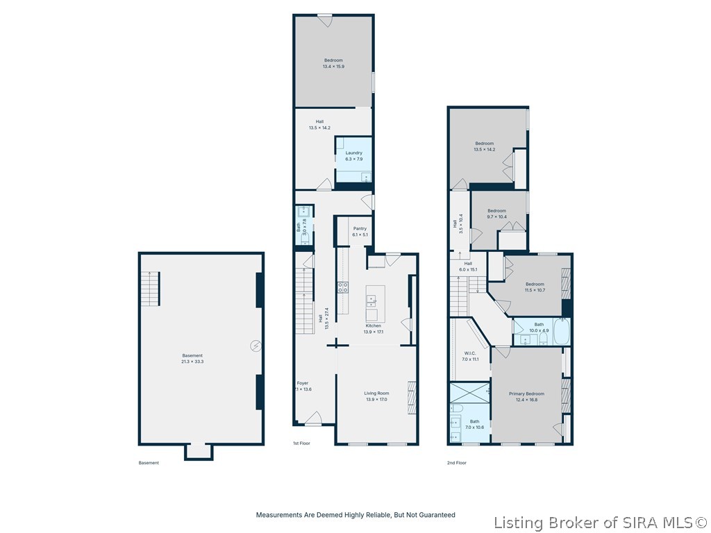 518 Jefferson Street Madison, IN 47250 - Photo 45 of 47 Floor plan of all levels