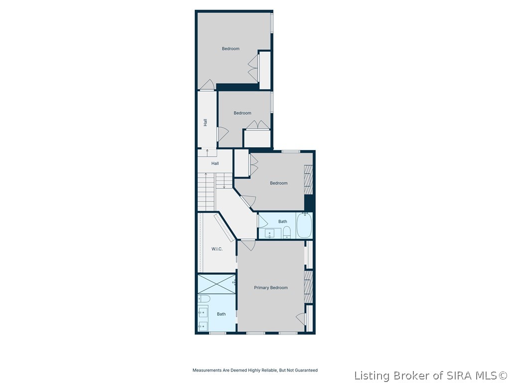 518 Jefferson Street Madison, IN 47250 - Photo 46 of 47 Floor Plan of the 2nd level