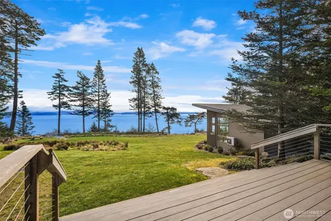 a view of a yard with an outdoor space