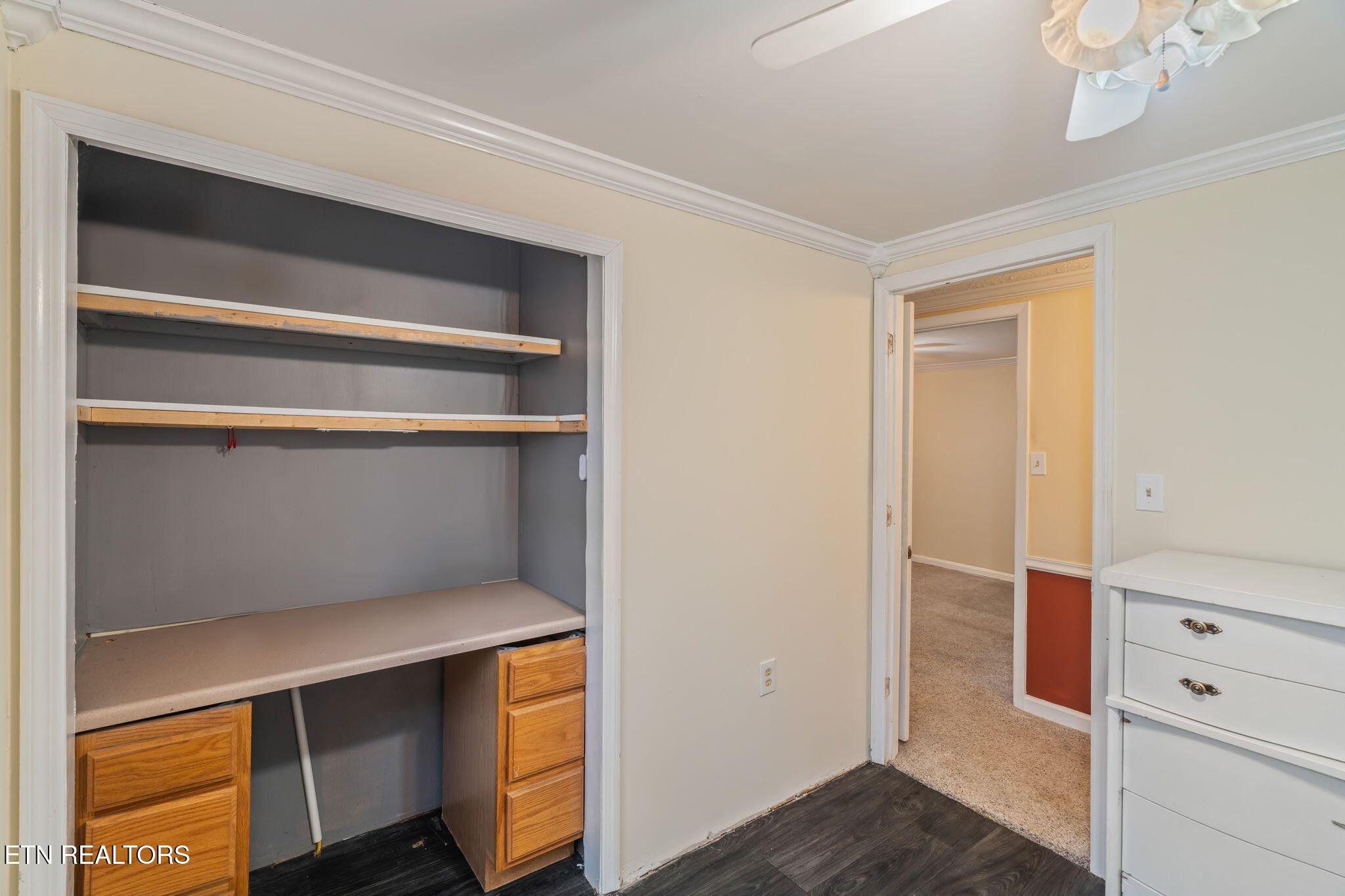 8404 Brickyard Road Powell, TN 37849 - Photo 28 of 49 a hallway view with wooden floor