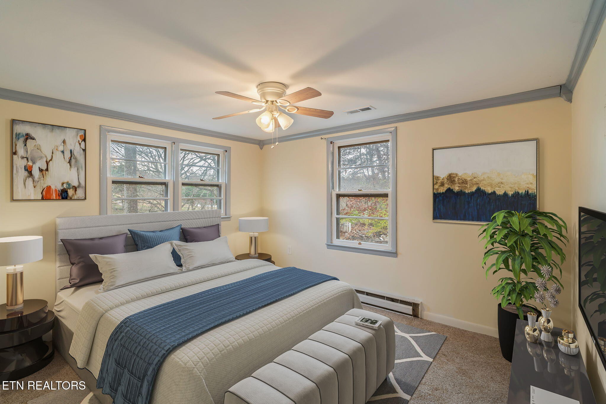 8404 Brickyard Road Powell, TN 37849 - Photo 31 of 49 a bedroom with a bed furniture and a window