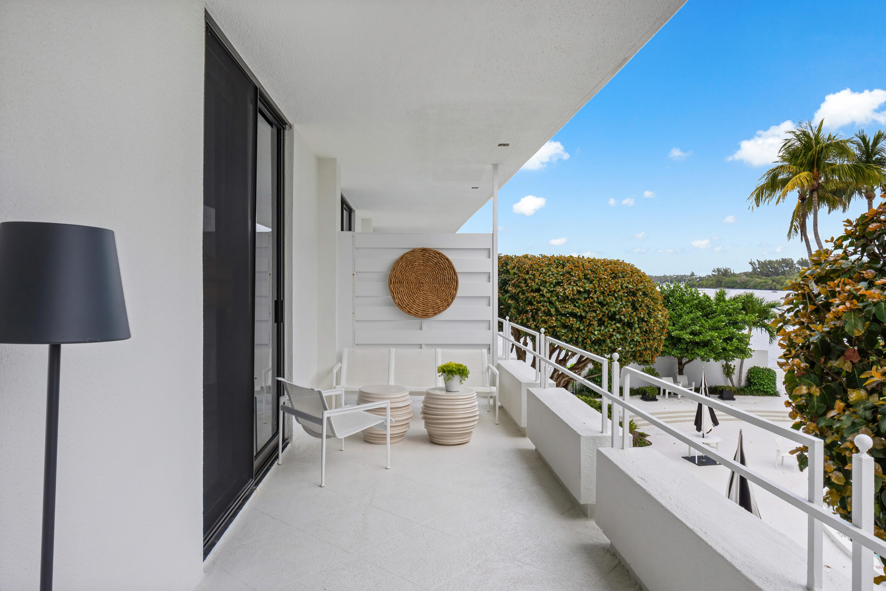 2150 Ibis Isle Road, Unit 8 Palm Beach, FL 33480 - Photo 19 of 29 East Balcony Sitting Area