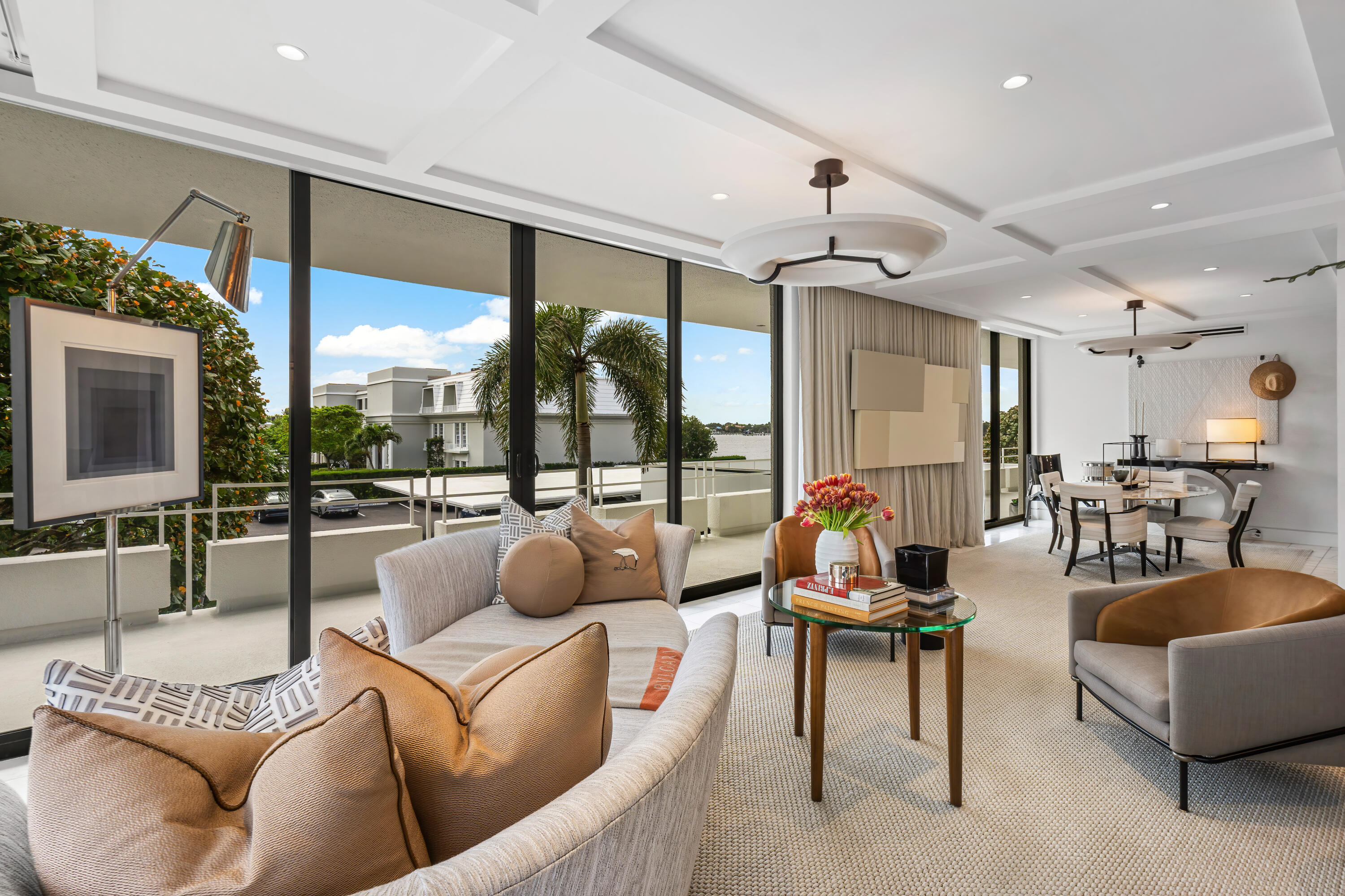 2150 Ibis Isle Road, Unit 8 Palm Beach, FL 33480 - Photo 5 of 29 Living Room & Dining Room