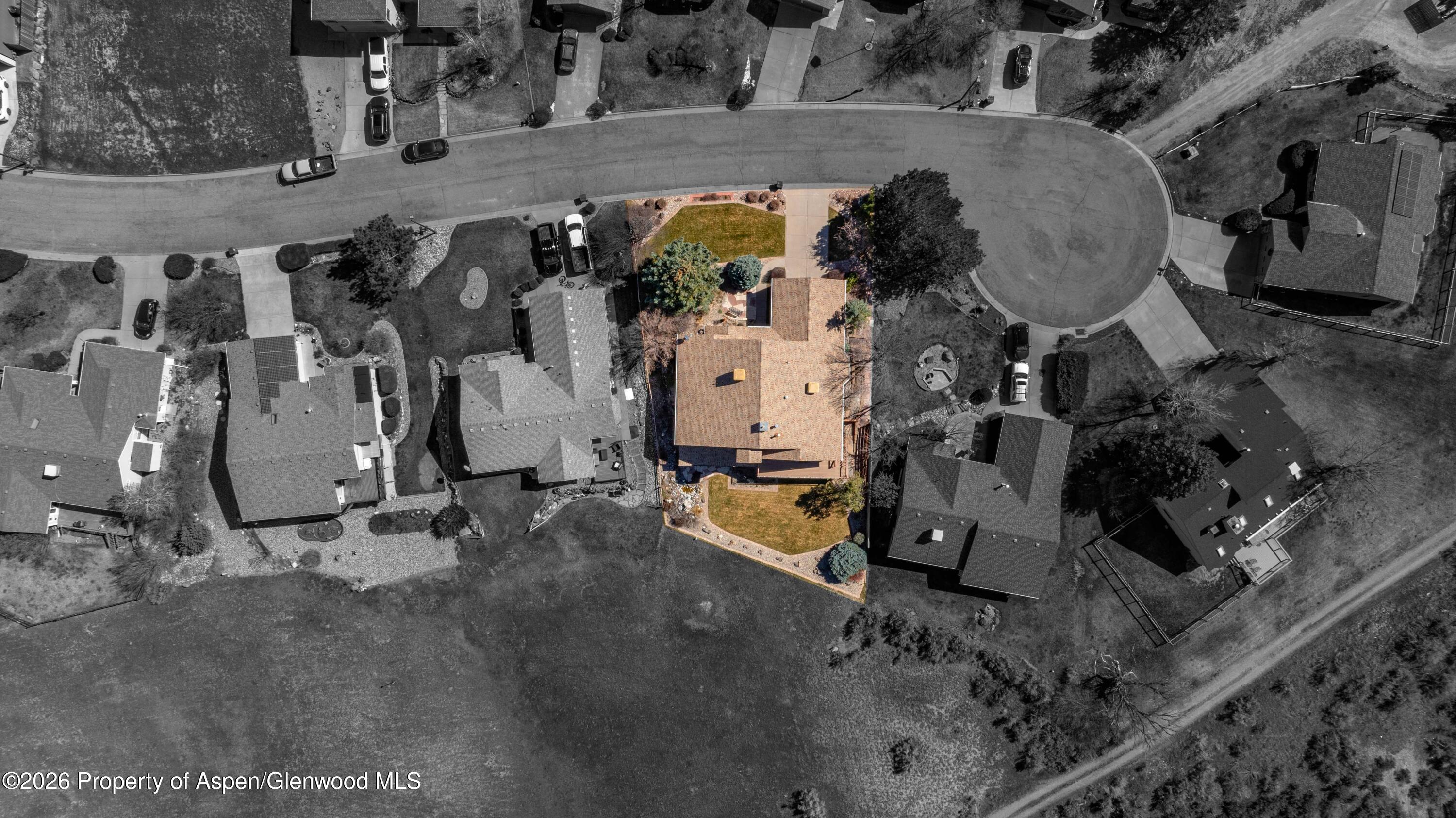 71 River View Place Parachute, CO 81635 - Photo 38 of 45 an aerial view of residential house with parking space