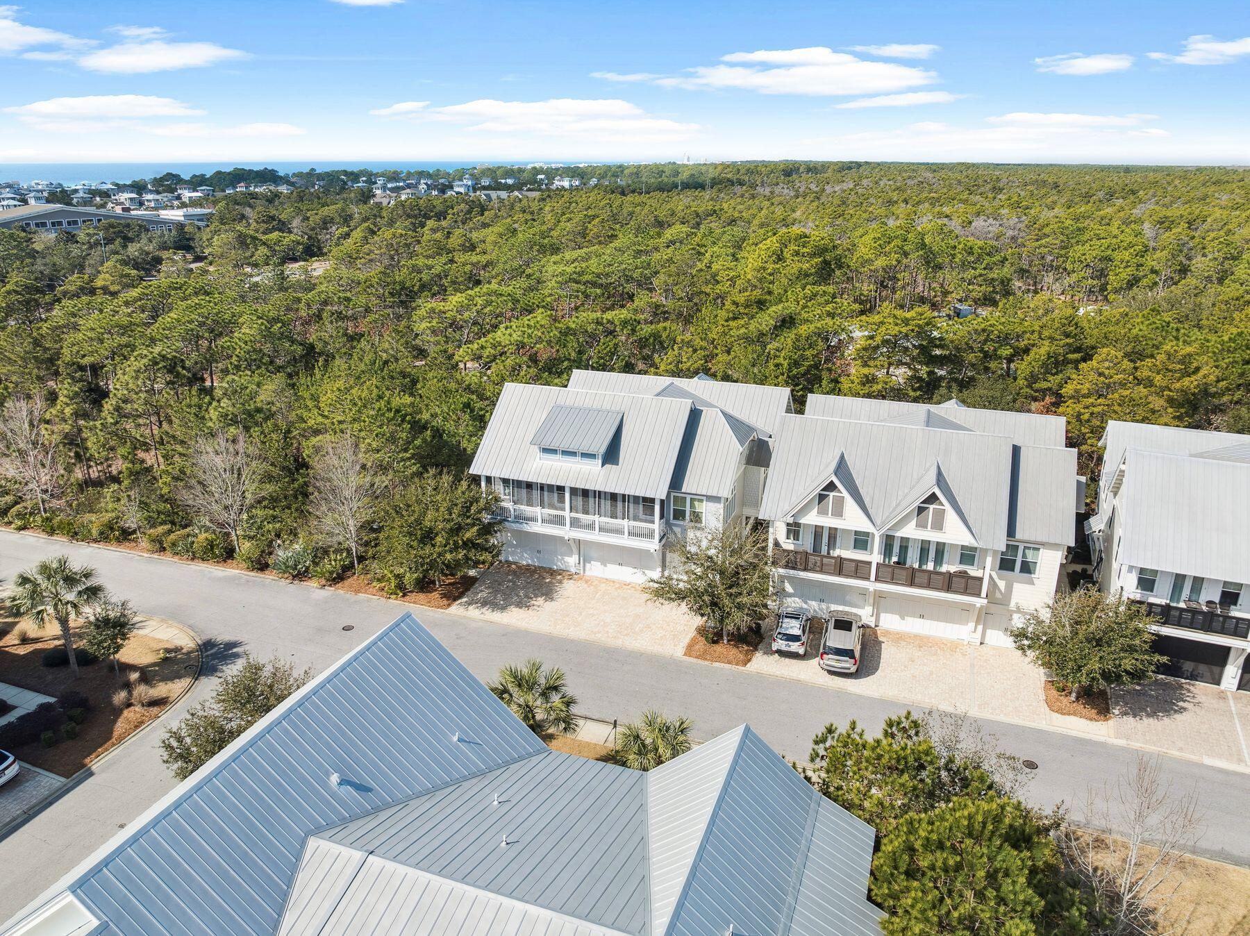 167 Milestone Drive, Unit A Inlet Beach, FL 32461 - Photo 2 of 29 an aerial view of residential houses with outdoor space