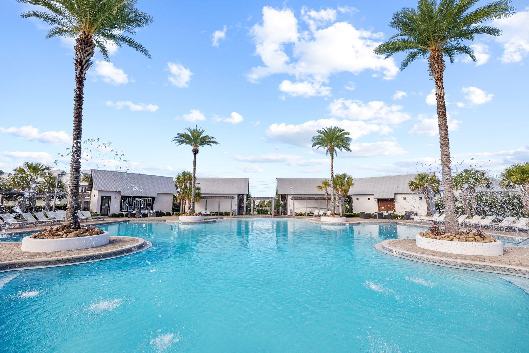 167 Milestone Drive, Unit A Inlet Beach, FL 32461 - Photo 26 of 29 a view of a swimming pool with outdoor seating