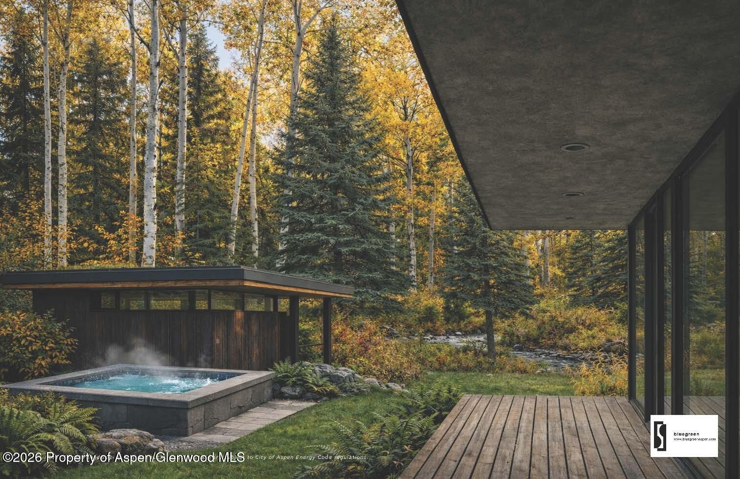 645 Sneaky Lane Aspen, CO 81611 - Photo 1 of 31 a view of balcony with wooden floor