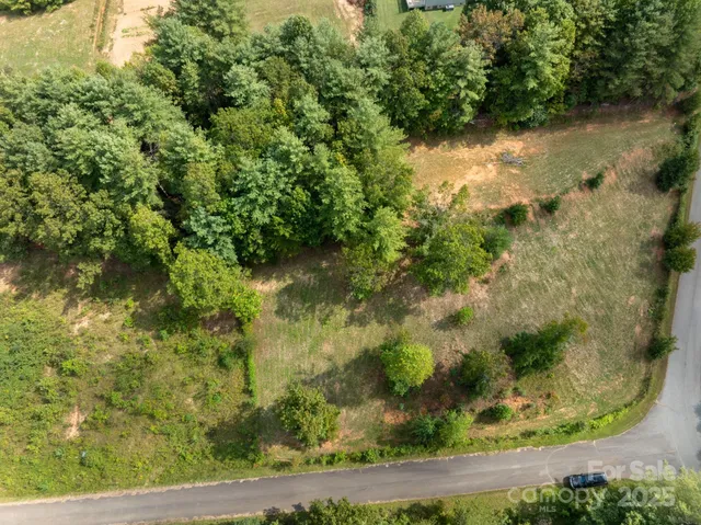 a view of a lake with a city