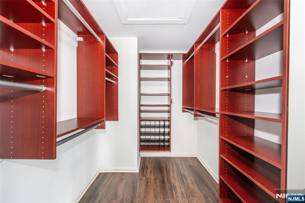 43 South Shore Drive, Unit 81 South Amboy, NJ 08879 - Photo 17 of 30 a view of walk in closet with empty racks