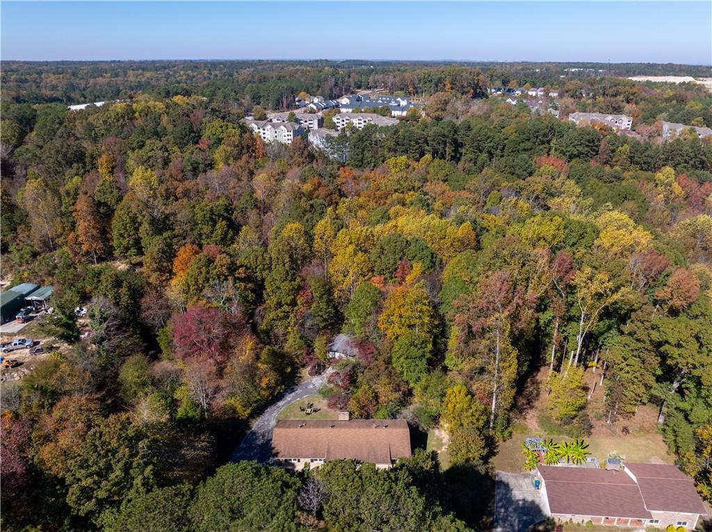 5925 Old Bill Cook Road Atlanta, GA 30349 - Photo 41 of 49 an aerial view of a house with a yard