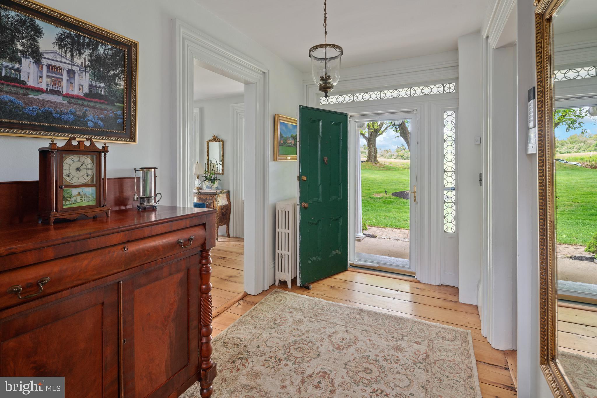 24 Valley Crest Road Lebanon, NJ 08833 - Photo 12 of 49 Formal Entry with Stained Glass surround