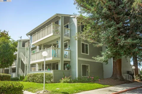a front view of a building with garden