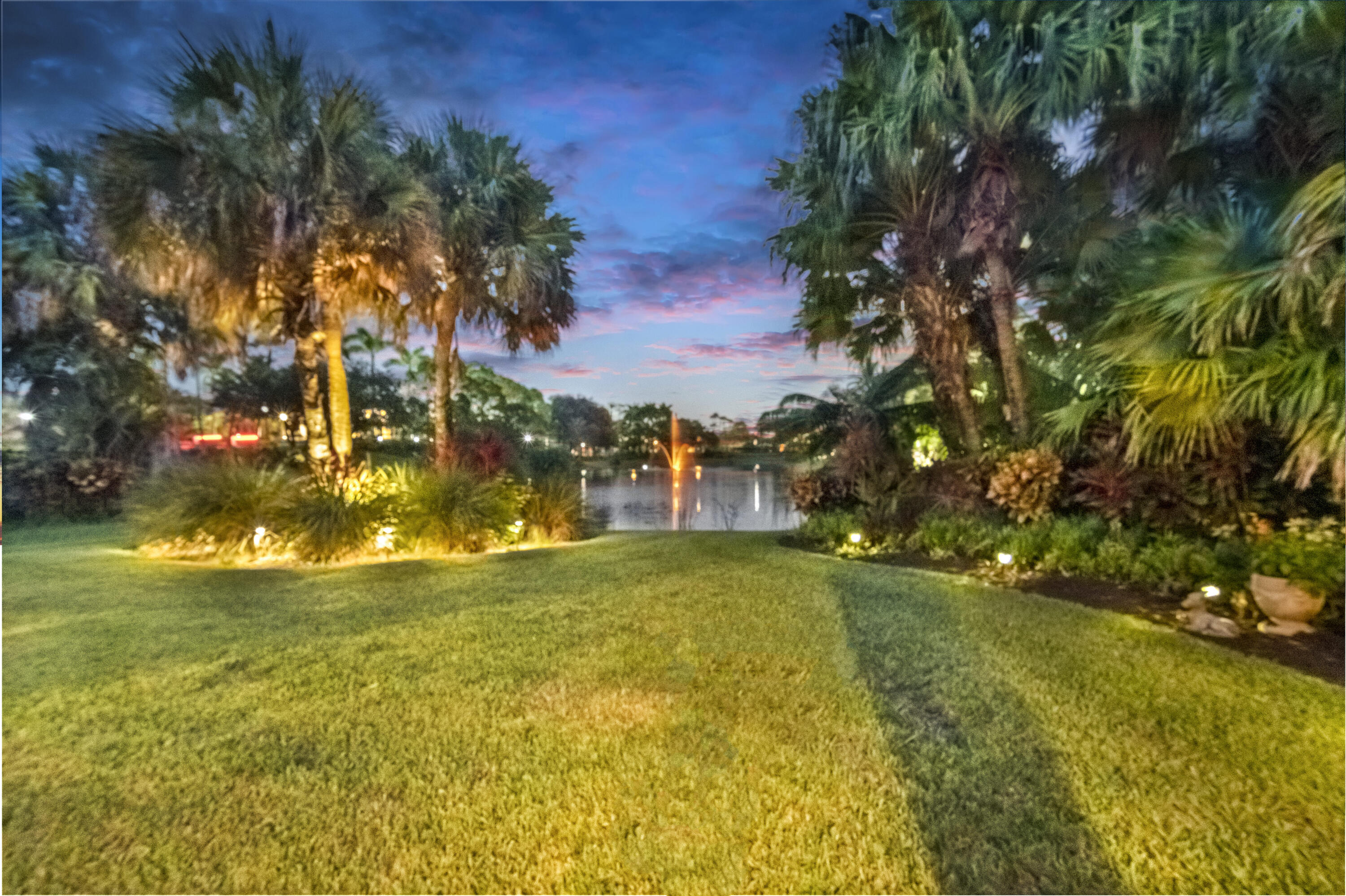 19434 Estuary Drive Boca Raton, FL 33498 - Photo 74 of 87 Enjoy The Lighted Backyard