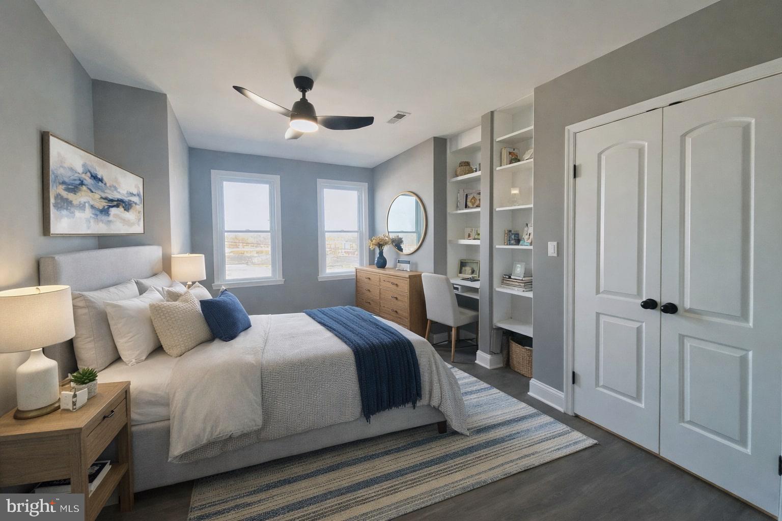 1604 Cliftview Avenue Baltimore, MD 21213 - Photo 20 of 36 a bedroom with a large bed and a window