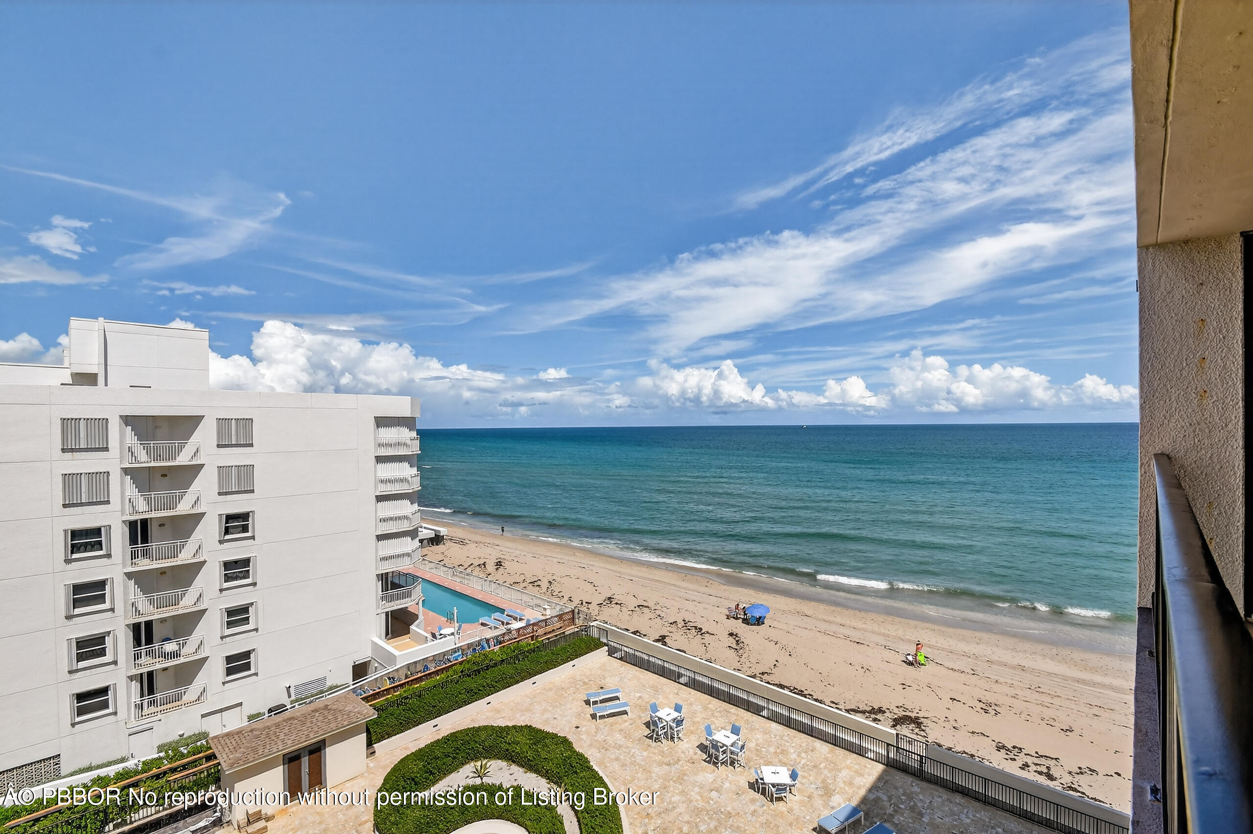 3610 South Ocean Boulevard, Unit 608 Palm Beach, FL 33480 - Photo 22 of 38 a view of a city from a balcony