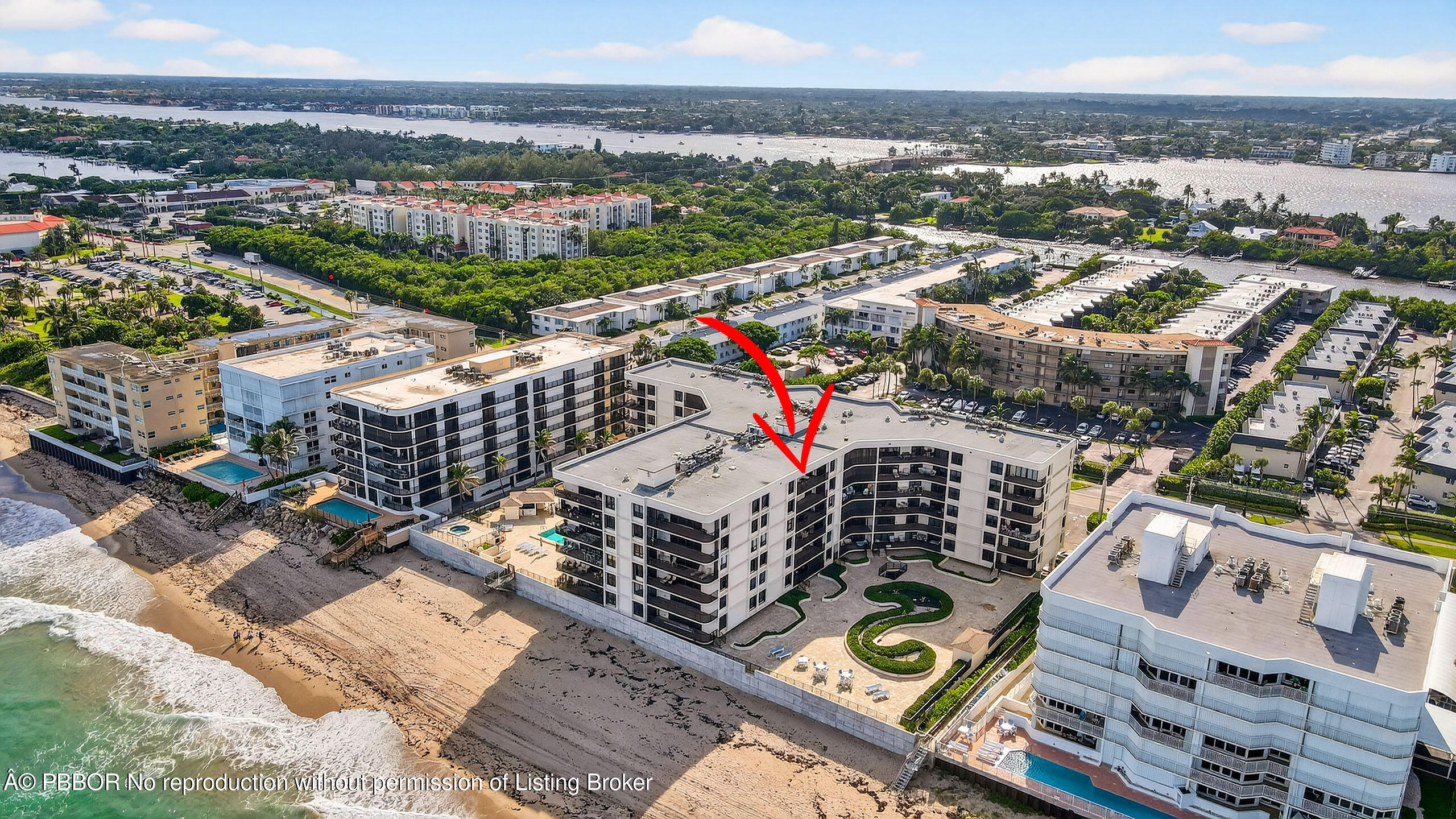 3610 South Ocean Boulevard, Unit 608 Palm Beach, FL 33480 - Photo 33 of 38 a city view