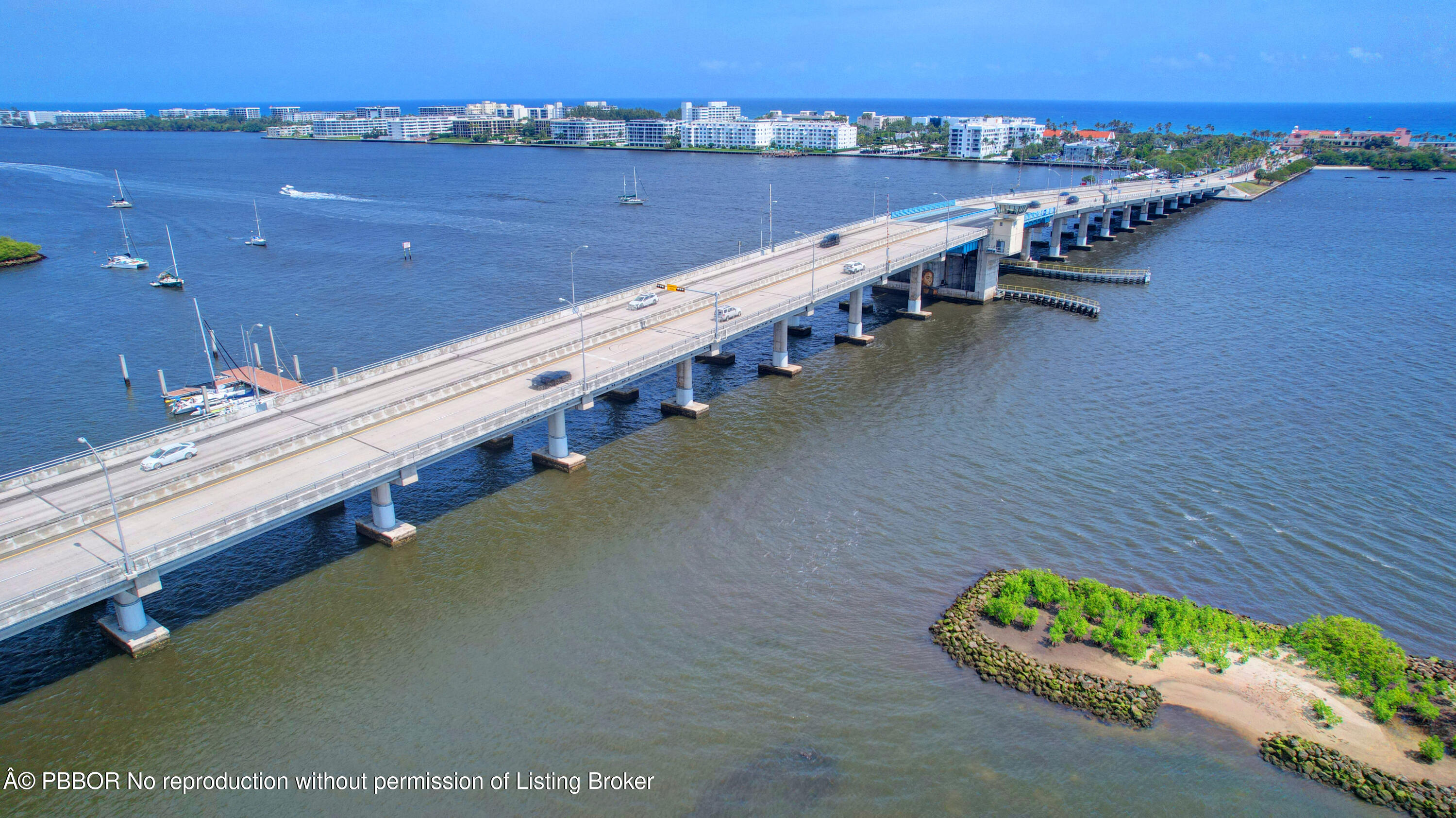 3610 South Ocean Boulevard, Unit 608 Palm Beach, FL 33480 - Photo 35 of 38 a view of a lake with a mountain view
