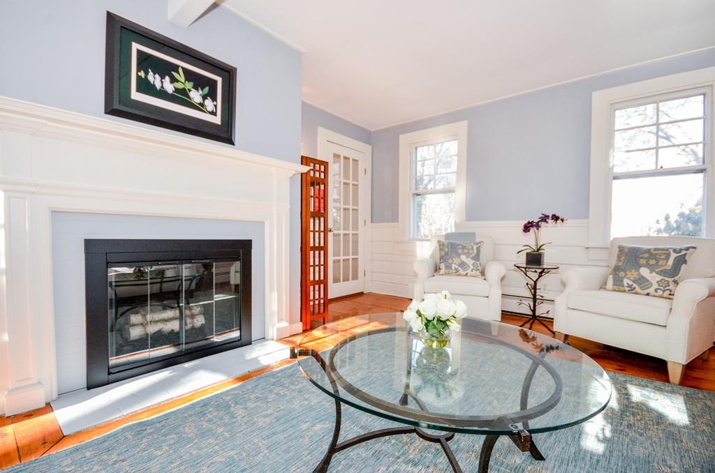 18 Zora Road Marion, MA 02738 - Photo 11 of 37 a living room with furniture and a fireplace