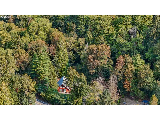 a view of a backyard of the house