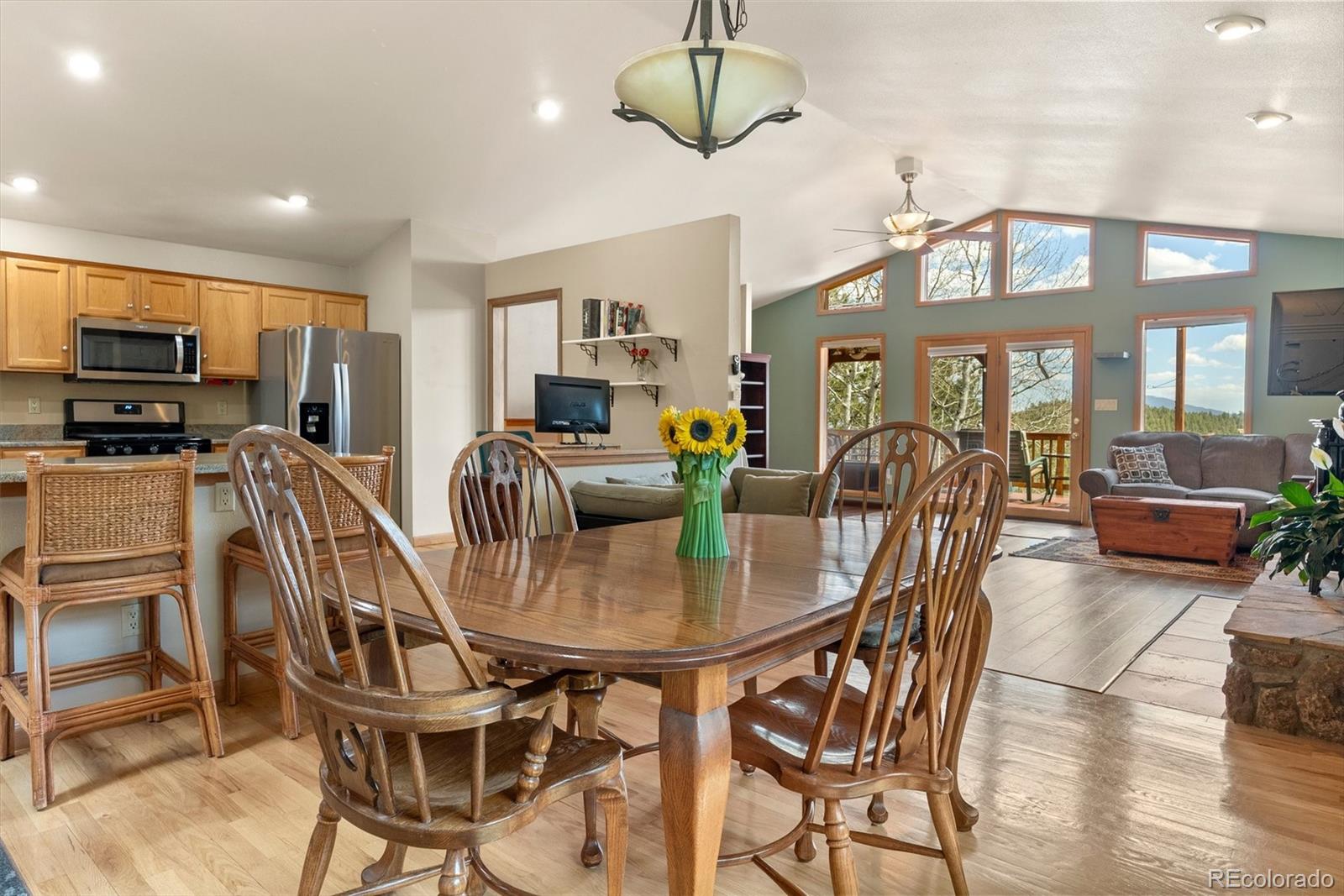 29 Cedar Lane Bailey, CO 80421 - Photo 11 of 46 a view of a dining room with furniture