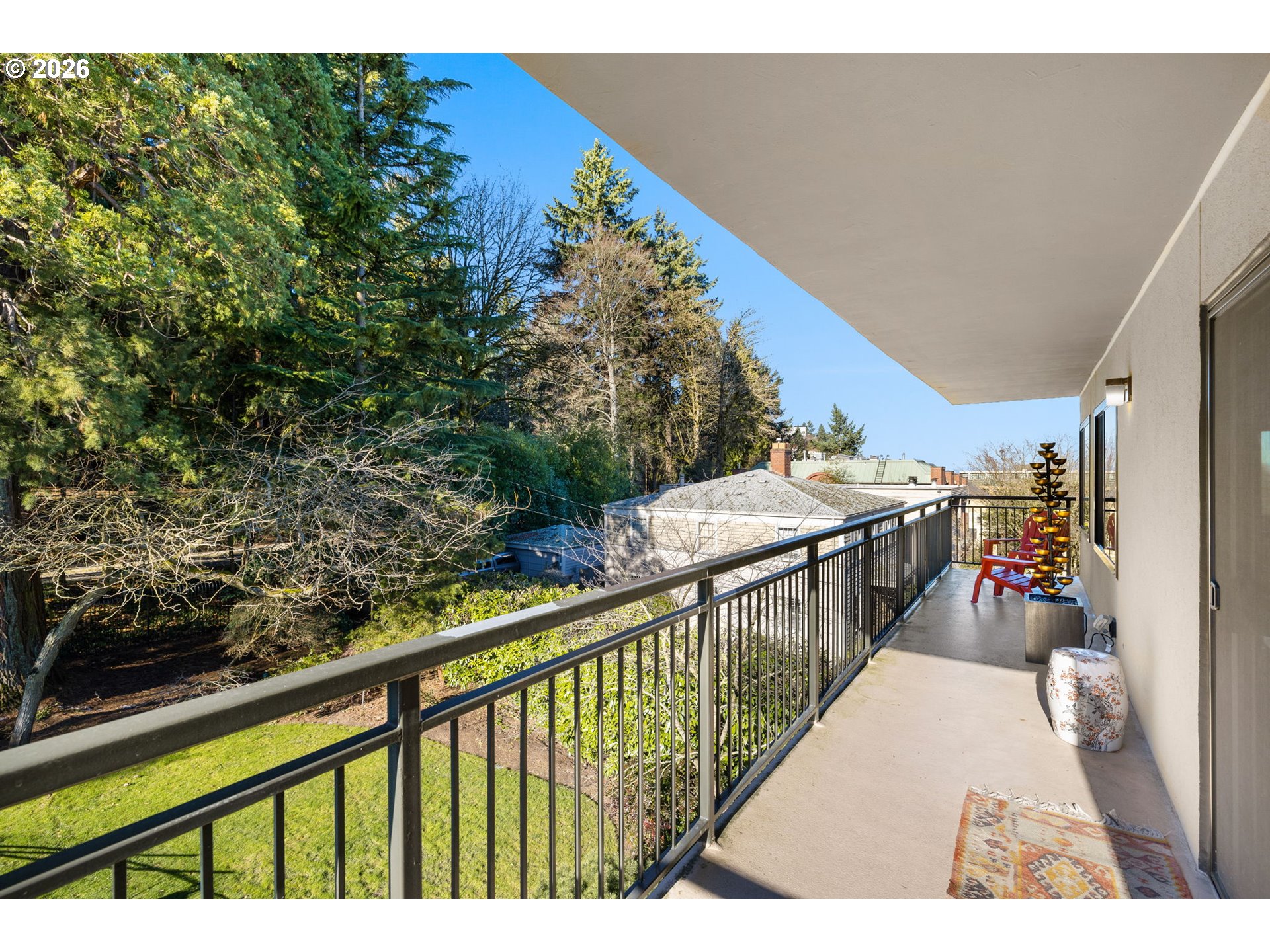 2393 Southwest Park Place, Unit 302 Portland, OR 97205 - Photo 17 of 35 a view of city from balcony