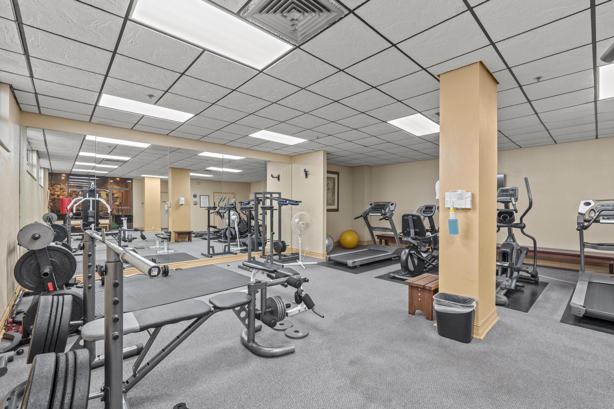5440 North Ocean Drive, Unit 306 Singer Island, FL 33404 - Photo 34 of 43 a view of a room with gym equipment