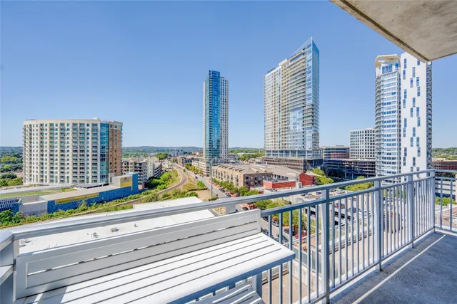 a view of balcony and deck