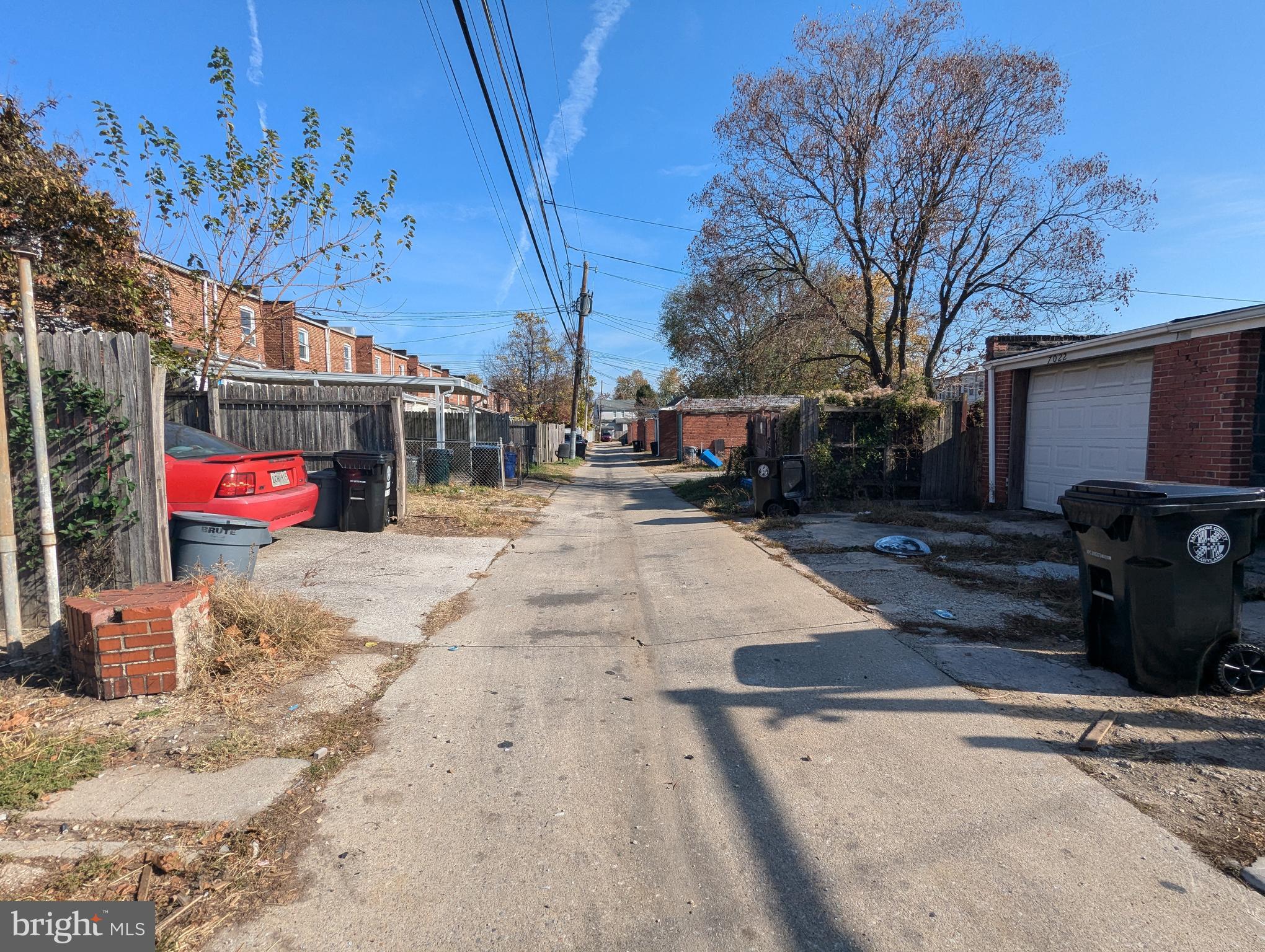 7021 Dunbar Road Baltimore, MD 21222 - Photo 16 of 17 Rear Alley