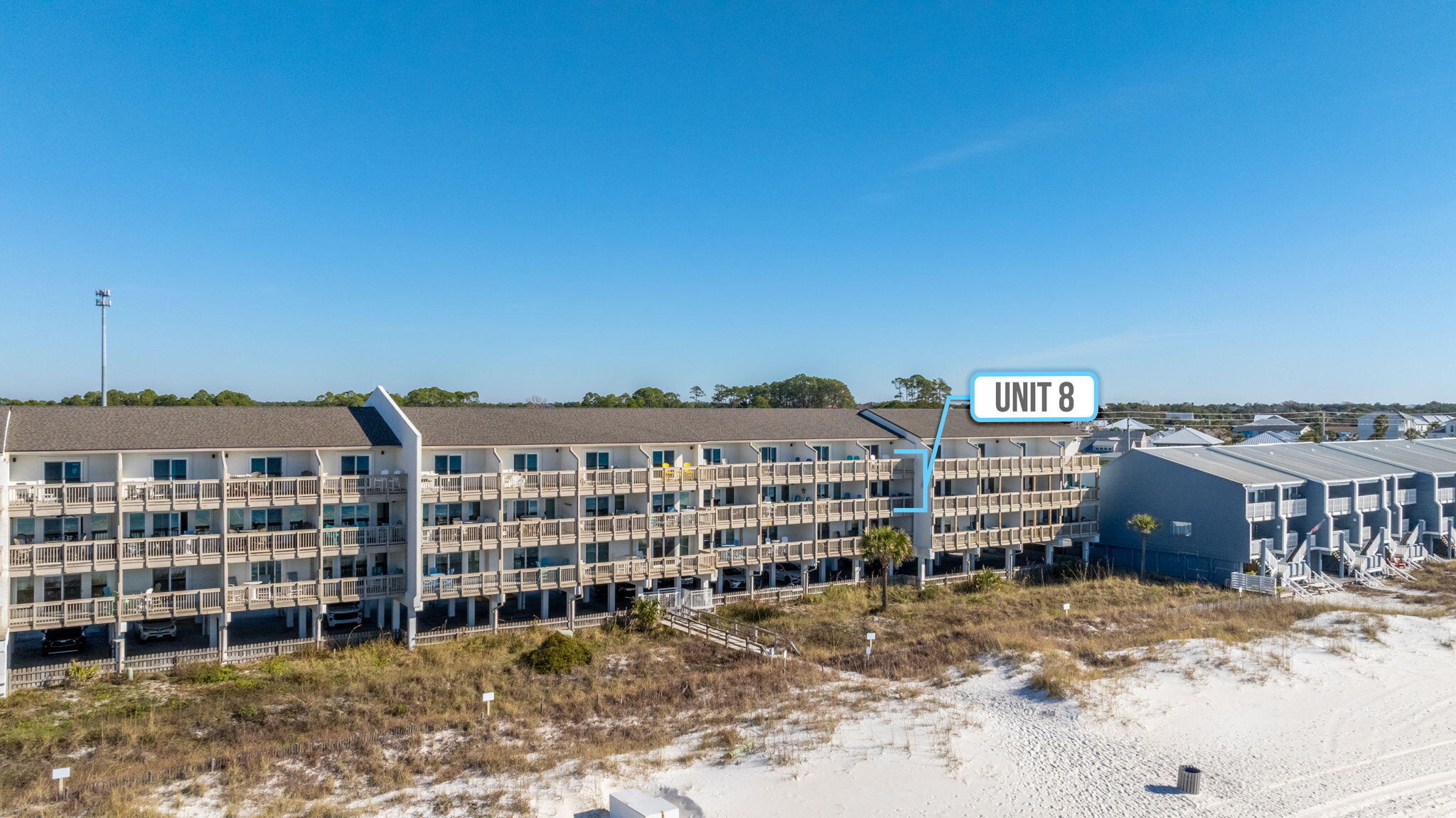 23011 Front Beach Road, Unit E8 Panama City Beach, FL 32413 - Photo 53 of 59 66-web-or-mls-Ramsgate Harbour E8 Aerial