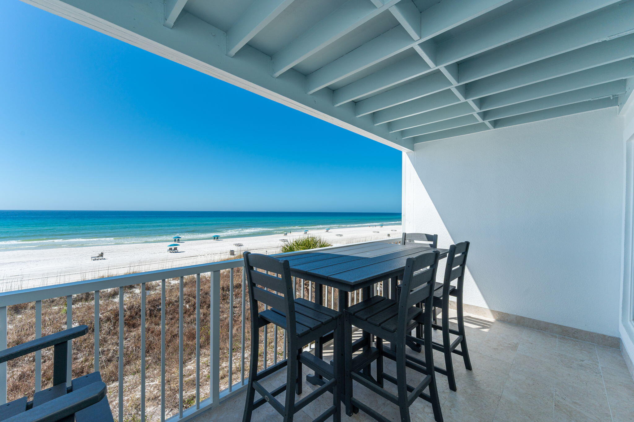 23011 Front Beach Road, Unit E8 Panama City Beach, FL 32413 - Photo 6 of 59 Covered Balcony off Living Area