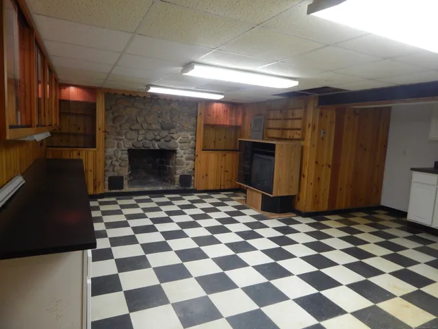 a black and white checkered floor with a black white checkered floor