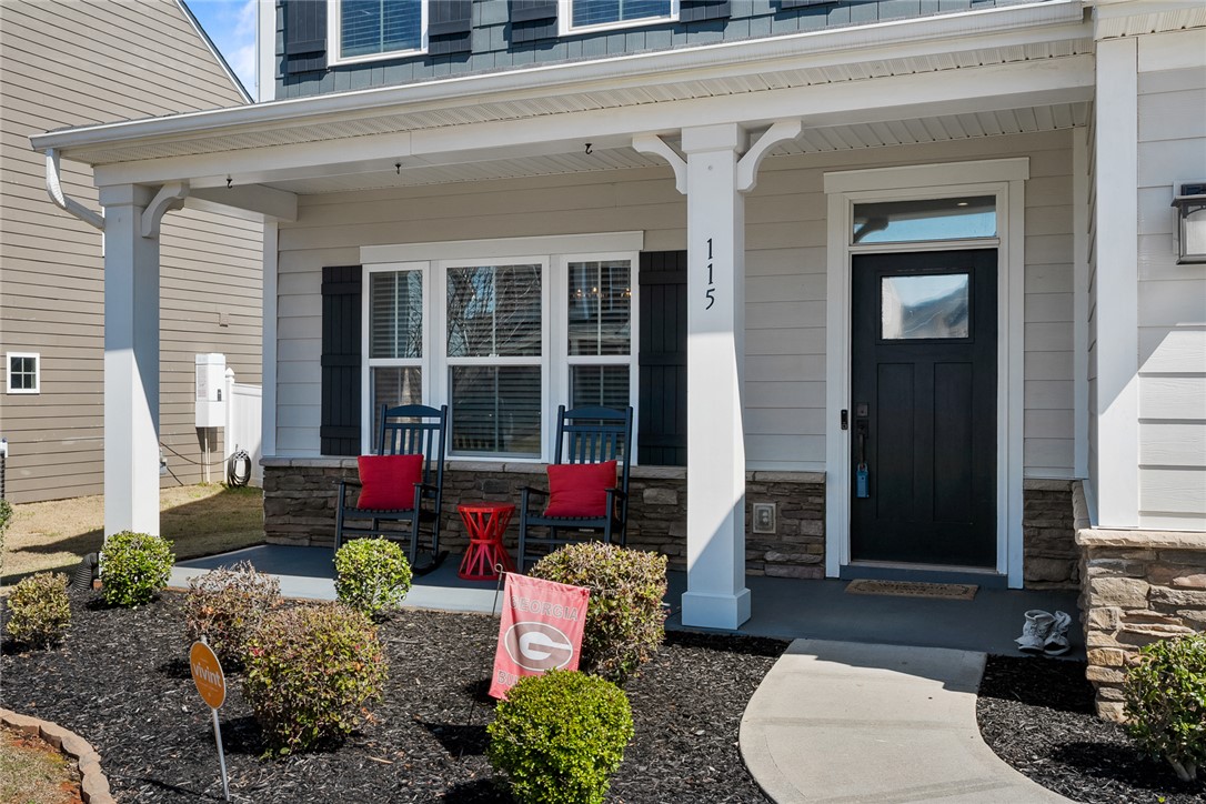 115 Bronson Ridge Anderson, SC 29621 - Photo 3 of 42 This charming residence features a welcoming front porch, perfect for enjoying peaceful moments outdoors.