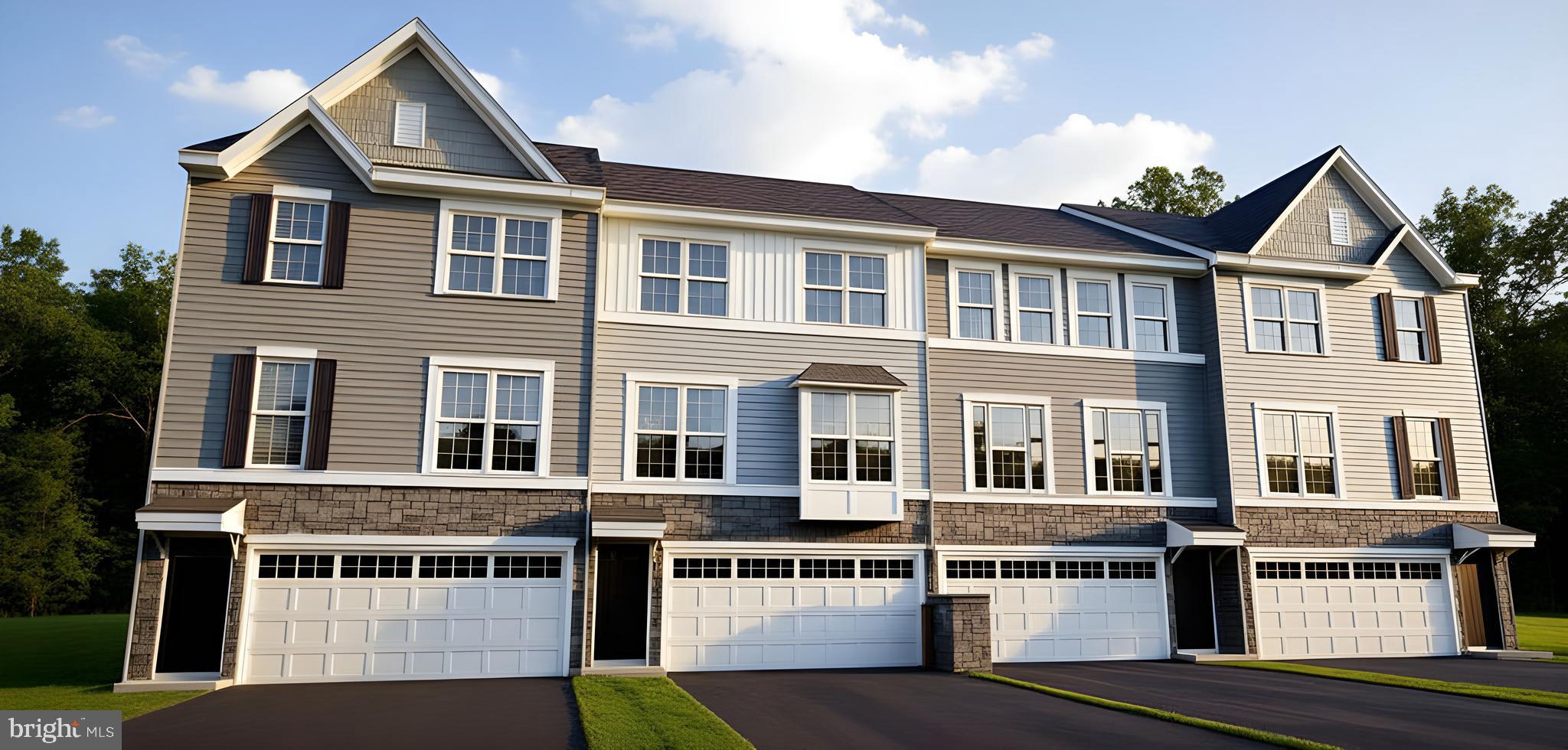 a front view of residential building