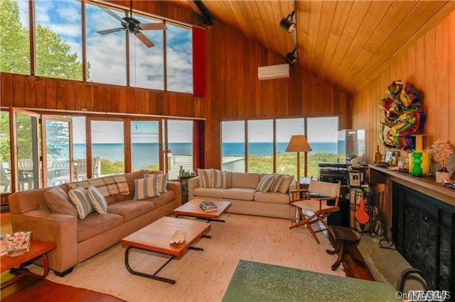 great room overlooking Long Island Sound