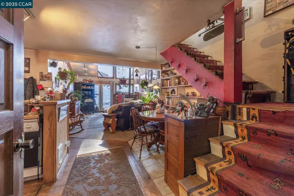 a view of a living room